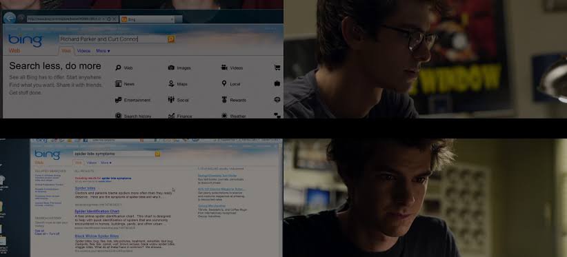 WebofStars616's tweet photo. TASM tem muitos problemas mas são poucos os que doem mais do que o Peter Parker usando A PORRA DO BING https://t.co/GuKwsOvsgd