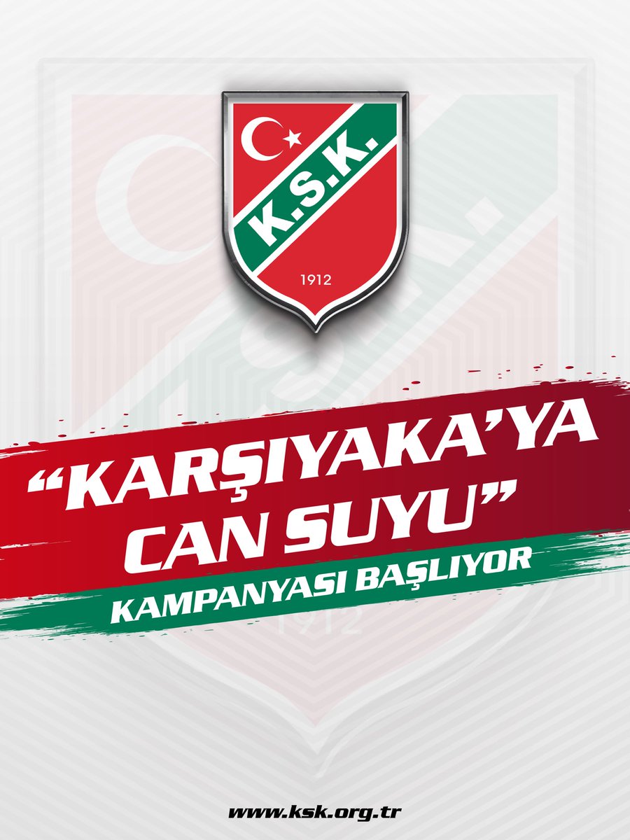 KarsiyakaSK's tweet photo. "KARŞIYAKA’YA CAN SUYU" KAMPANYASI BAŞLIYOR! 💚❤️

Karşıyaka Basketbol’umuzun geleceğini güvence altına almak, mali yapısını güçlendirmek ve yeni sezona daha sağlam bir adımla girmek amacıyla "Karşıyaka’ya Can Suyu" destek kampanyasını hayata geçiriyoruz.

İzmir Büyükşehir Belediye Başkanımız Dr. Cemil Tugay öncülüğünde başlatılan bu güç birliği hareketi, Karşıyaka camiamızı ve tüm İzmir iş dünyasını ortak bir hedef etrafında buluşturmayı amaçlıyor.

Kampanyamızın ilk ve en önemli adımı ise kentimizin önde gelen markalarından Folkart ve Sayın Mesut Sancak’tan geldi. Folkart, kampanyayı 5 Milyon TL’lik anlamlı bir katkıyla başlatarak İzmir iş dünyasına ve Karşıyaka sevdalılarına çok değerli bir dayanışma çağrısında bulundu.

Sadece bir finansal destek hareketi olmanın ötesinde, kentimizin en önemli değerlerinden biri olan Karşıyaka etrafında kenetlenme amacı taşıyan kampanyamız kapsamında; önümüzdeki günlerde iş dünyası, spor camiası ve davetlilerin katılımıyla geniş kapsamlı bir Dayanışma Gecesi de düzenlenecektir.

Kulübümüze ilk can suyunu vererek bu güçlü dayanışma hareketini başlatan Folkart ailesine teşekkür eder; tüm Karşıyaka sevdalılarını ve İzmir iş insanlarını bu ortak mücadeleye destek olmaya davet ederiz.

Kampanya detayları ve katkı süreçleri için:
🌐 https://t.co/X39YgE05Ft