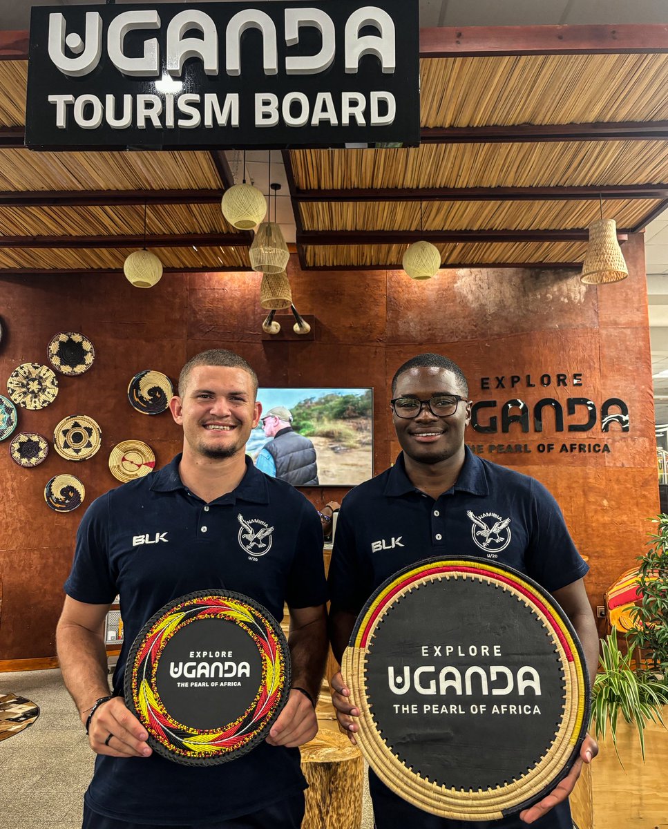 Image for the Tweet beginning: 🇳🇦 Defending champions have landed!