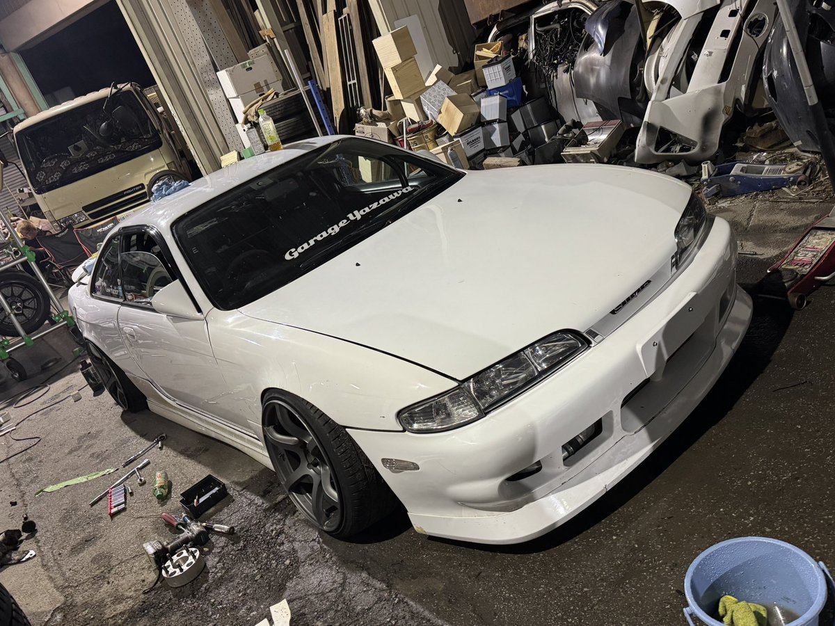 ta939tan's tweet photo. ぼくのシルビアがテレビに出てる時間らしいですが、ぼくは明日の鈴鹿の積み込みをしてて観れてません☹笑

#ニノなのに https://t.co/nikFWMbYWr