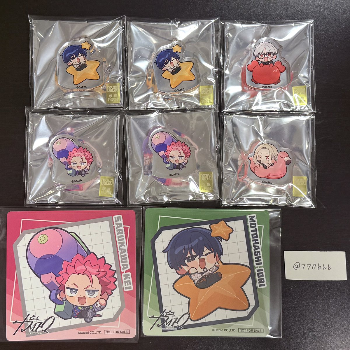 770bbb's tweet photo. 【交換募集】
カリスマ  まねきねこ
コロコロアクリルスタンド
コースター

譲▷依央利★、理解、猿川、テラ
求▷天彦、ふみや

ツアー8/8・8/9にてお渡し、または郵送
★は他キャラも一緒に交換してくださる方優先
お気軽にお声がけください https://t.co/9V0qCO7AYi