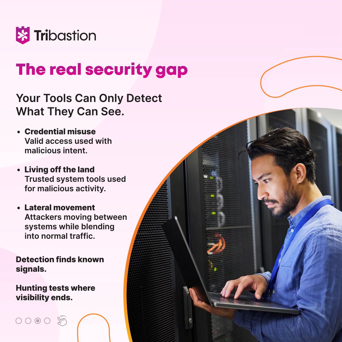 tribastion's tweet photo. Not every threat triggers an alert. 👀

Attackers can blend into legitimate activity, which means detection alone may not reveal the full story.

That’s where 𝗧𝗵𝗿𝗲𝗮𝘁 𝗛𝘂𝗻𝘁𝗶𝗻𝗴 changes the game. 🔎

See how @tribastion’s 𝟮𝟰/𝟳 𝗦𝗢𝗖 𝗢𝗽𝗲𝗿𝗮𝘁𝗶𝗼𝗻𝘀 look beyond the alert. 🔐

#ThreatHunting #SOC #CyberSecurity #ThreatDetection #Tribastion