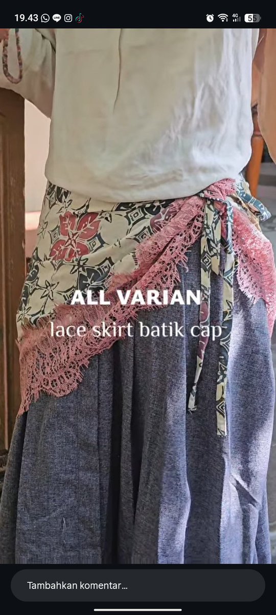 bakpa0w's tweet photo. Apaniih kok gemes banget lace skirt batik gini https://t.co/vLZMHqKDtH