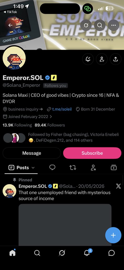 ayobamiIsb's tweet photo. @Solana_Emperor H4q6TJ9hvN2akxfz1wG96oeLUyMwx5ihECdUgLxWDMYD https://t.co/I6C6CGiyXL