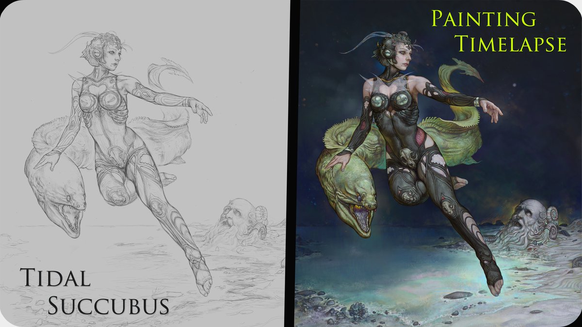 D_Wiart's tweet photo. I posted a new painting timelapse on my Youtube channel :) https://t.co/Cm6Yq2RFY3