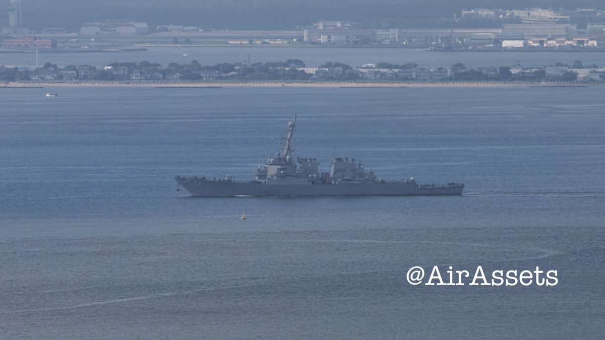 AirAssets's tweet photo. 0830 5 August 2026 the USS Mahan DDG-72 an Arleigh Burke class guided missile destroyer departed Naval Station Norfolk outbound for sea with a 688 class Los Angeles nuclear attack submarine behind her that just did a quick flip /personnel transfer
#ddg72 #ussmahan #688class #LosAngelesAttackSub #submarine