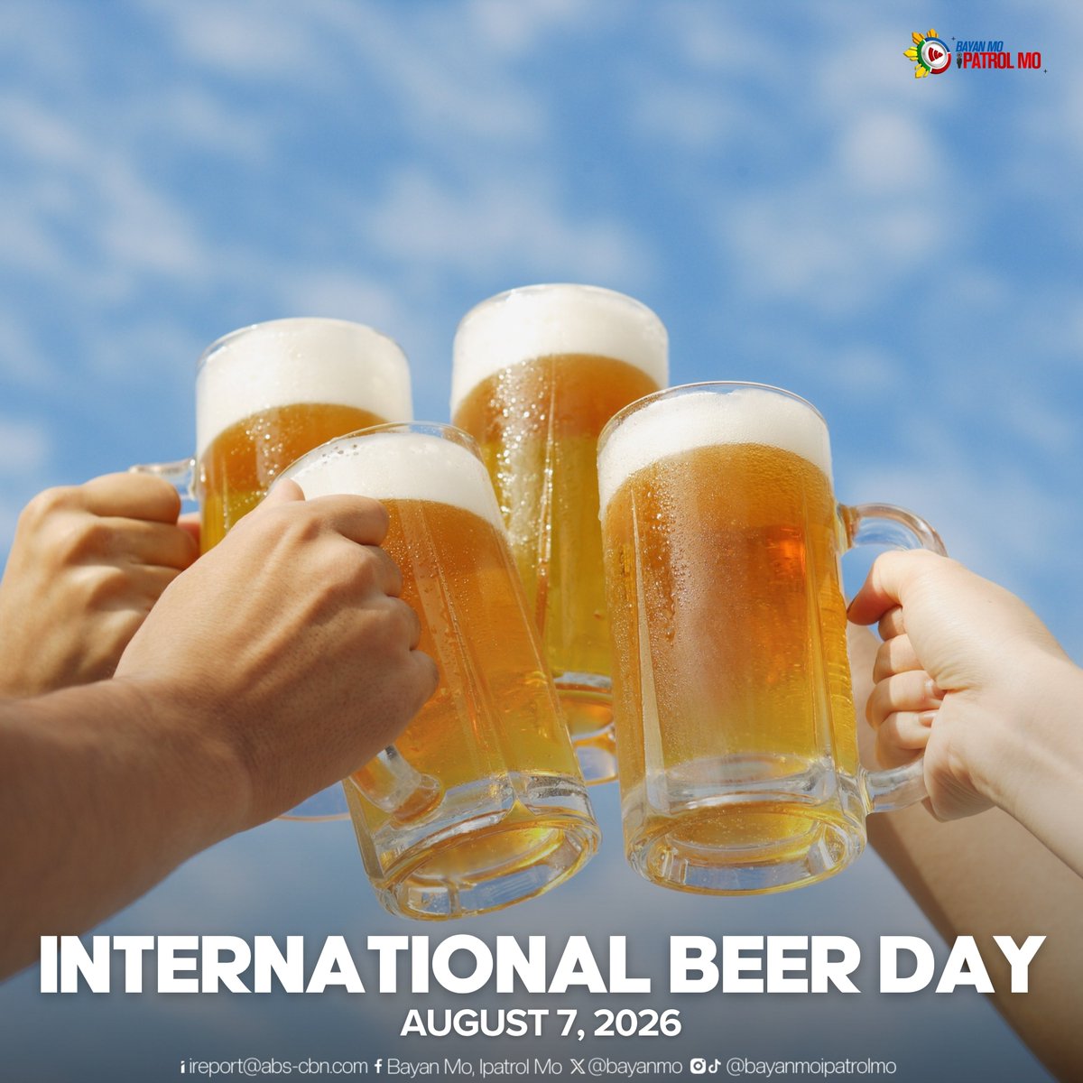 bayanmo's tweet photo. May mga usapang nagsisimula sa "isang bote lang" pero nauuwi sa mahahabang kwentuhan. Sa International Beer Day, ipagdiwang ang samahan at responsableng pag-inom.

#BMPM https://t.co/IVTIUdHL0Z