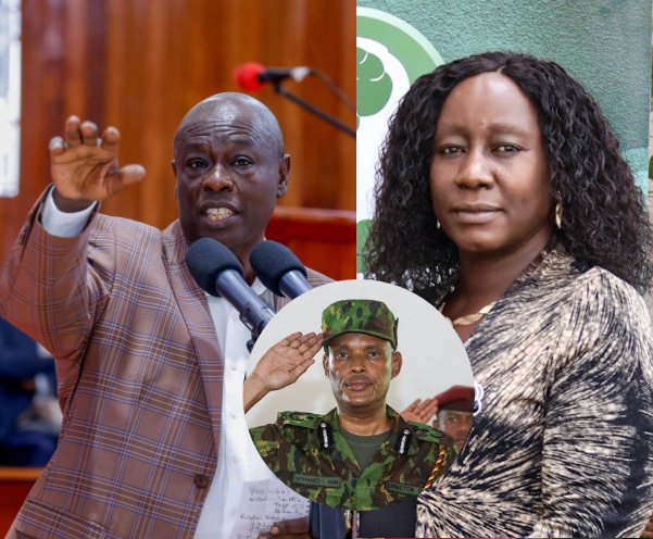 CopShakurkihara's tweet photo. Rigathi Gachagua has accused DCI boss Muhammed Amin of protecting two police officers who killed Victoria Mutiso in the Upper Hill area.

Gachagua has also claimed that the two police officers are from Kikuyu Police Station, come from Ruto's community, and were sent by Ruto.

There are many things that are not adding up in the murder of Victoria Mutiso. There is a piece of land worth KSh 1.5 billion and other properties that made Victoria get killed.