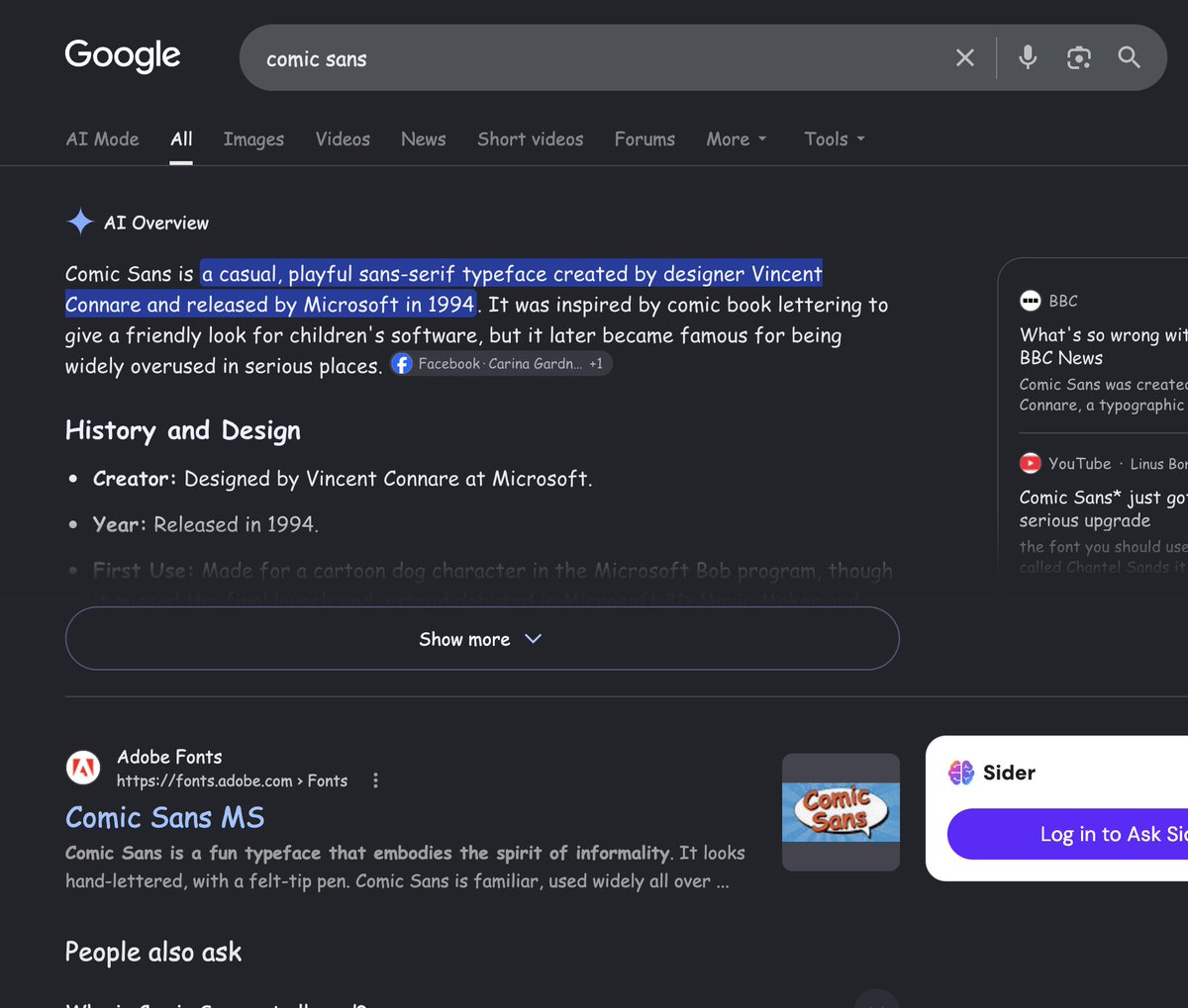 danielmedupin's tweet photo. Apparently if you search a font on @google, the search results come out in that font https://t.co/G664wodwcu