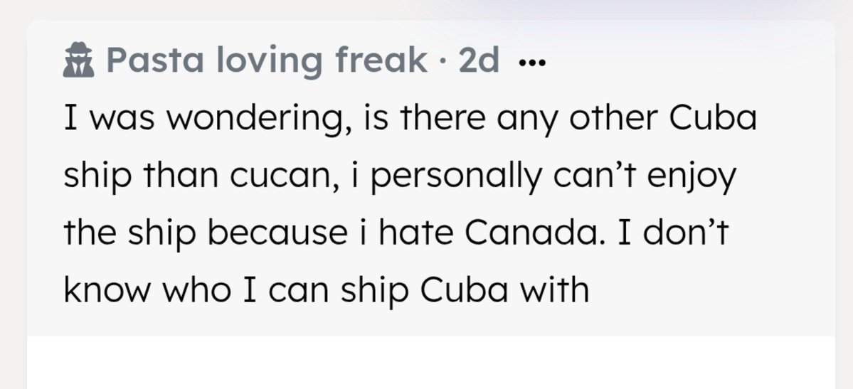 hetatakes's tweet photo. 🇨🇦❌️🇨🇺💢 https://t.co/5twnarGdPA
