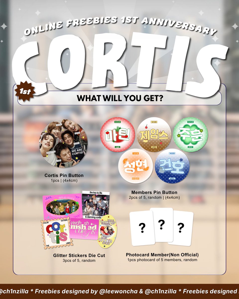ch1nzilla's tweet photo. ˙ . ꒷ ⭐ . 𖦹˙
Online Freebies Special CORTIS 1st Anniversary
by: @ch1nzilla &amp; @leewoncha

rt &amp; like this tweet will be appreciated

★ co on 8 August (18.30 WIB) via🍊
★ set Rp9.500 (no refund)
★ COER INA ONLY &amp; LOVES CORTIS OT5
★ limited qty
★ more detail in the 3rd pict https://t.co/A4B94JNxEe