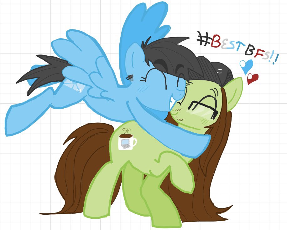 BBHSADIST's tweet photo. maybe as ponies they have a better relationship #skephalo https://t.co/ToSnPvBWf8