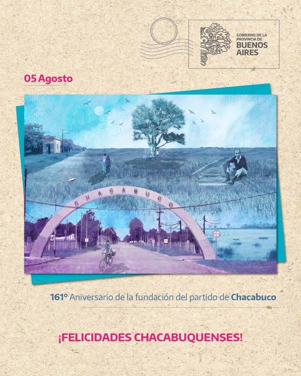 BAProvincia's tweet photo. ¡Feliz aniversario, Chacabuco! 🎈 https://t.co/QrMJTZdds1
