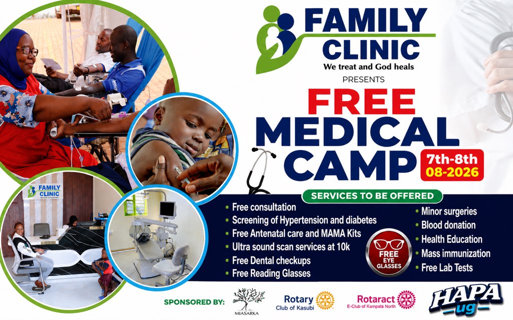 HAPAUG01's tweet photo. Our people in Lusaze, Kosovo, nabulagala, Masanafu, Mengo

We are coming your way; 

We will be at family clinic on 7-8 Aug 26 https://t.co/h7pOZfmwCa