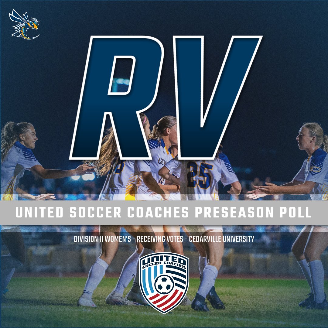 CedarvilleWS's tweet photo. 📰 ICYMI: Lady Yellow Jackets have received votes in the United Soccer Coaches NCAA DII National Preseason Poll #GoJackets⚽️ #ForHIM https://t.co/KU99JjWibC