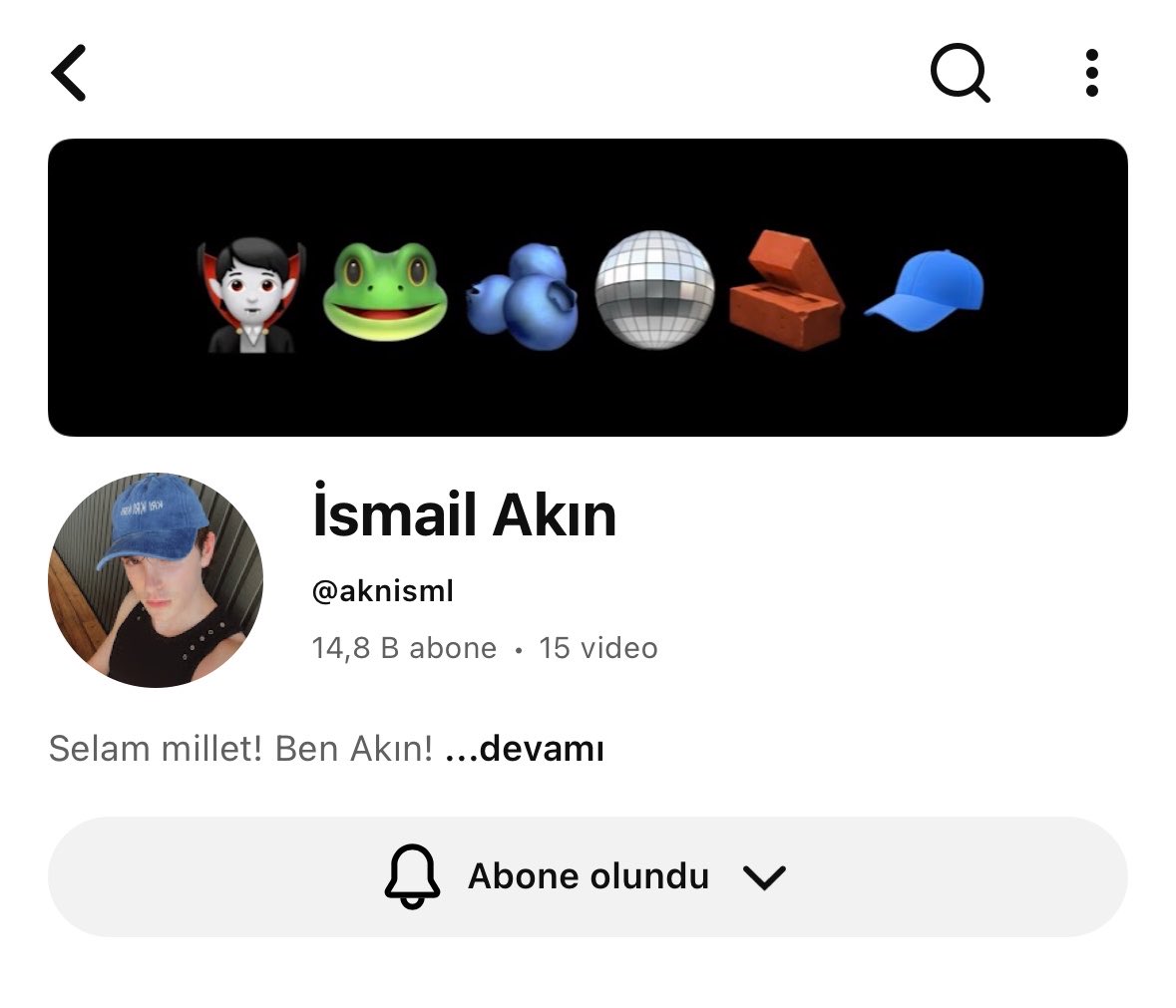 sedalim47's tweet photo. Akın youtube una da emojileri koymuş kim grubunu daha çok seviyor yarışına katıldın en önde @aknismll 🥹♥️ https://t.co/1JRktEASXG