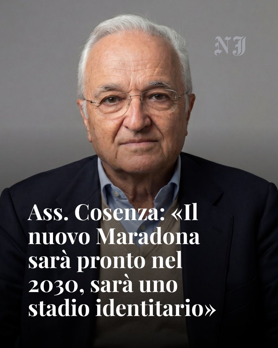 NapoliJournal's tweet photo. «Saremo pronti per il 2030, con due anni di anticipo rispetto agli Europei».
https://t.co/yeRXOzbBs7
#Cosenza #Napoli https://t.co/Z1d5rodhPy