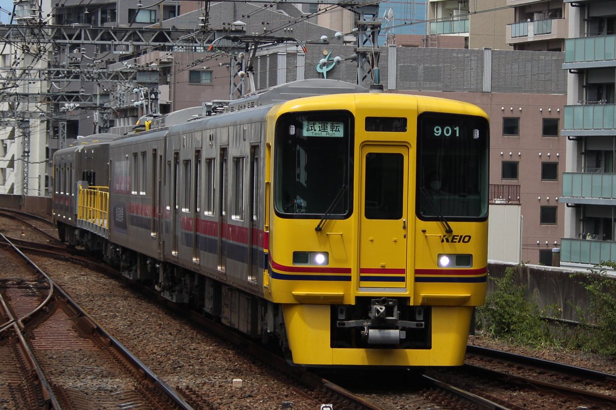 SemiExp_KO01's tweet photo. 8/5

デヤ901+クヤ911+サヤ912+デヤ902
デヤA検測

9744F 若葉台出場試運転

9744虚言幕🙃 https://t.co/Ak1rh5GUuL