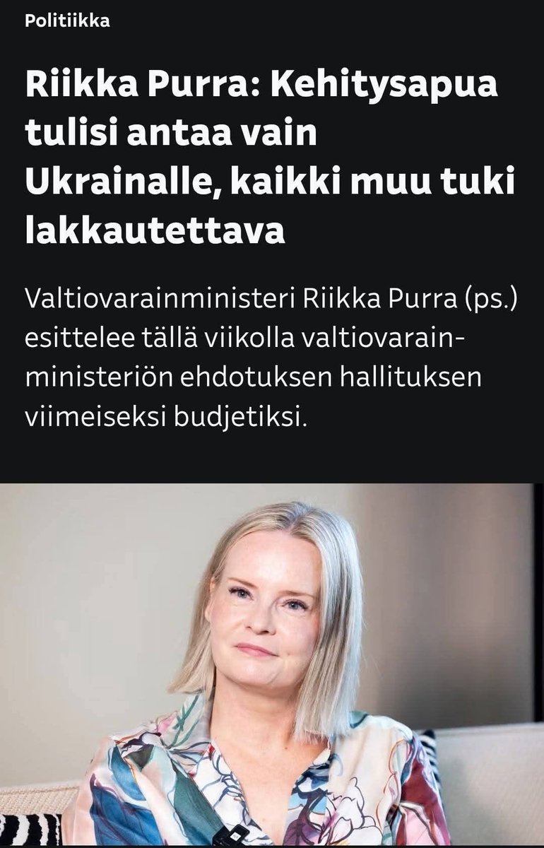 Sakerui2025's tweet photo. Suomen osallistuminen Ukrainan sotaan pitää lopettaa ja näin estää Suomen työntäminen osaksi sotaa

Perussuomalaisista on tullut euroglobalistinen länsioligarkkien tavoitteita ajava puolue https://t.co/t7jie9P1D5