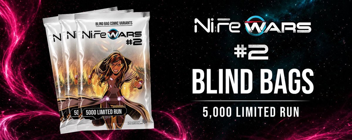 NiFe WARS Comic Book #2 Blind Bag Launch