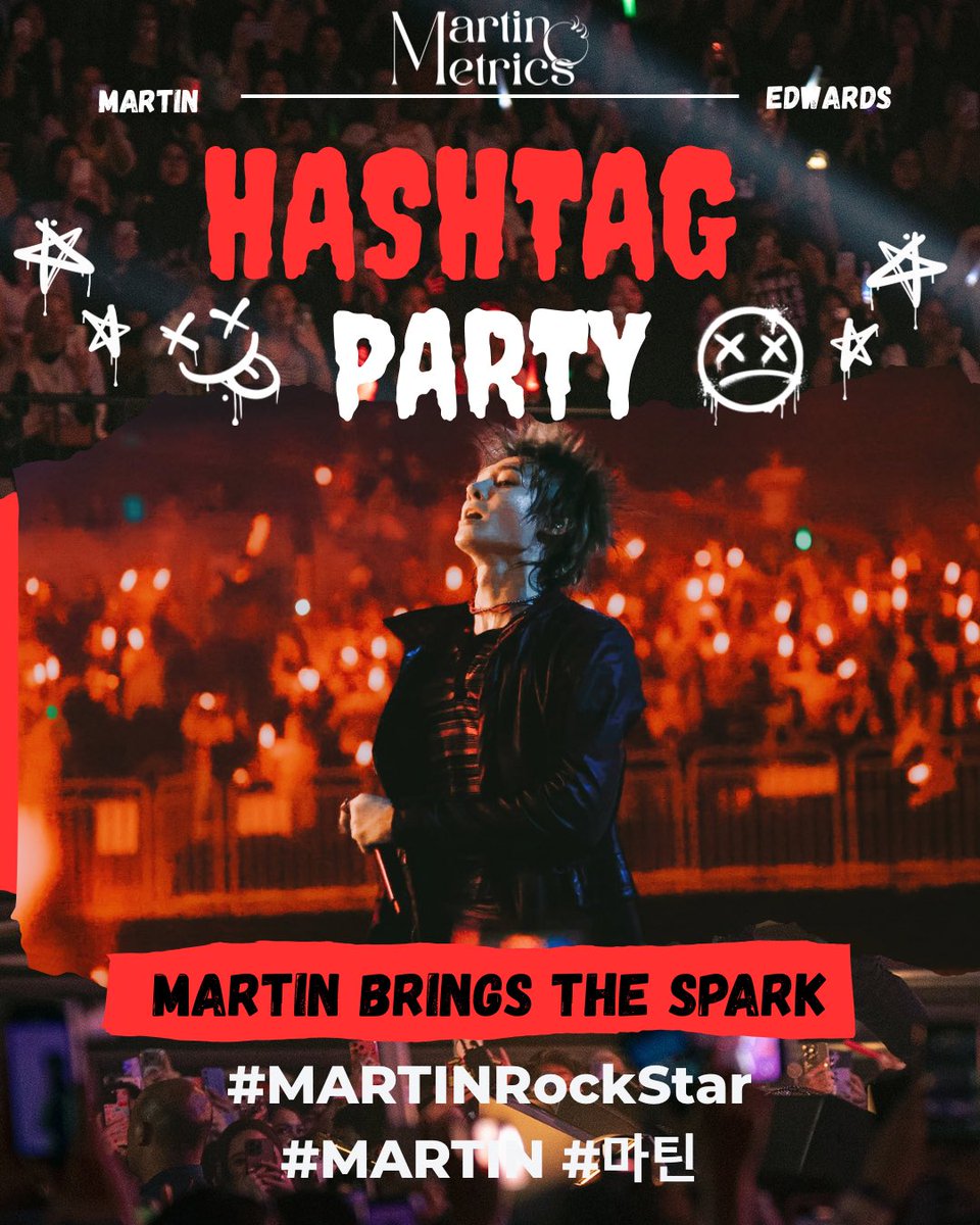 martinmetricsvn's tweet photo. 🎉 𝐇𝐀𝐒𝐇𝐓𝐀𝐆 𝐏𝐀𝐑𝐓𝐘 𝐅𝐎𝐑 𝐌𝐀𝐑𝐓𝐈𝐍 𝐀𝐓 𝐑𝐀𝐃𝐈𝐎 𝐒𝐓𝐀𝐑 🎉

📌Target: 2k5

✨Use the tagline and hashtags below👇🏻

MARTIN BRINGS THE SPARK

#MARTINRockStar
#MARTIN #마틴 https://t.co/zq4k9NVbV7