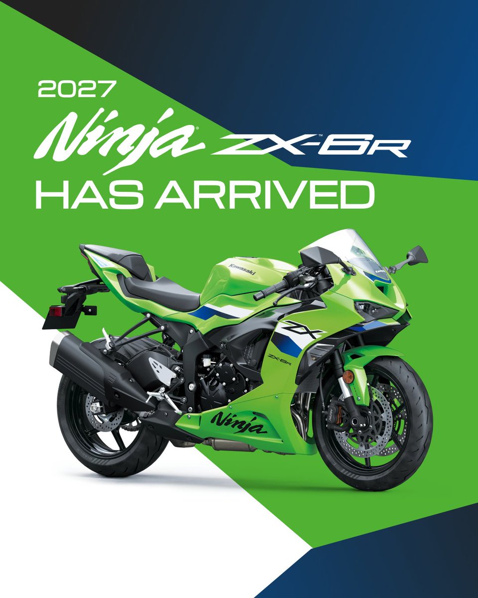 Introducing the latest 2027 #Kawasaki #NinjaZX6R supersport