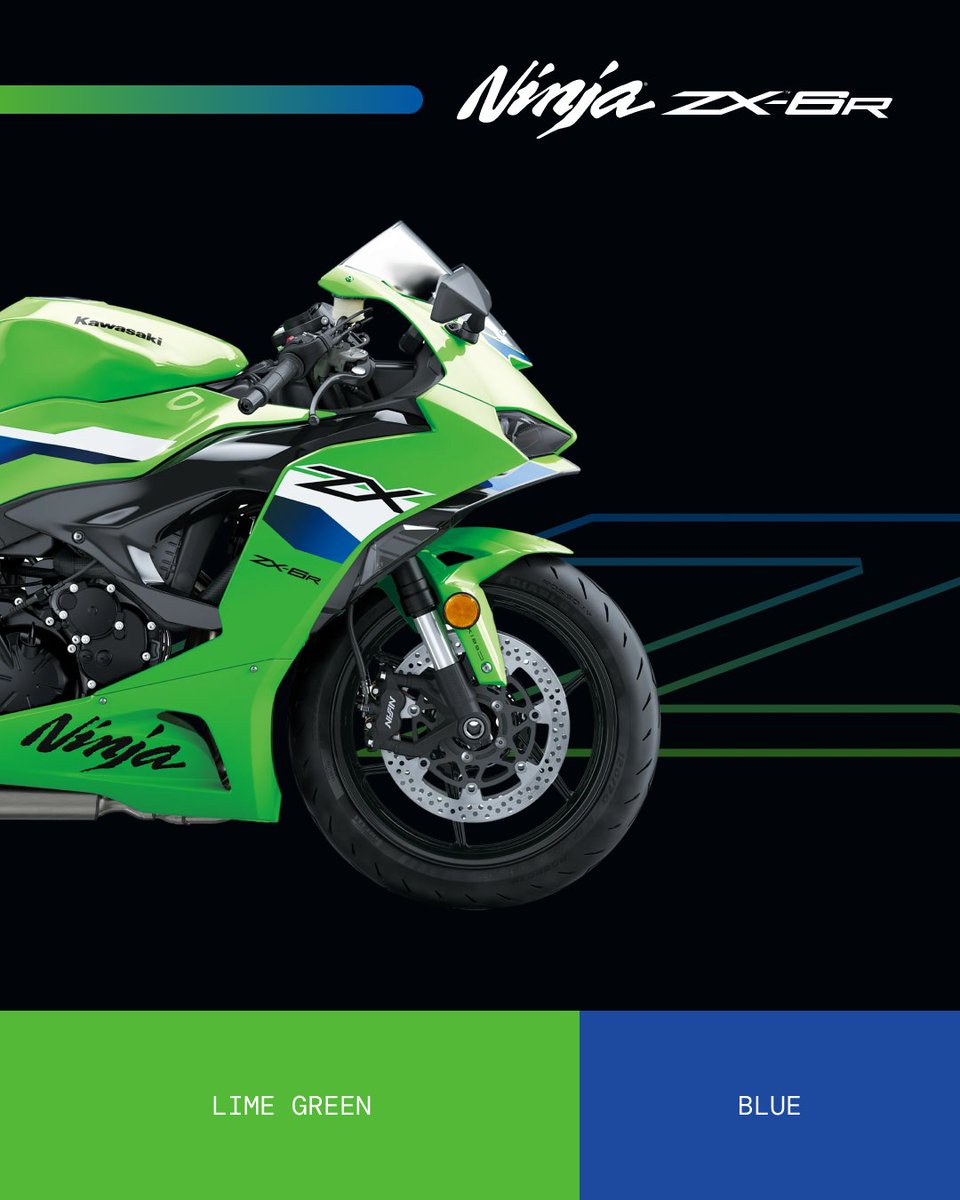 Introducing the latest 2027 #Kawasaki #NinjaZX6R supersport