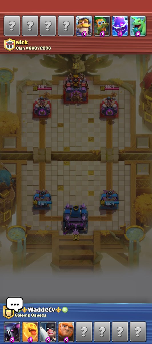The_PerfectAyF's tweet photo. @DrekzeNN Pa me ayudas a difundir a este tramposo 
Contexto
Me elanza con este jugador 
Solo me dejo escoger la P.E.K.K.A el resto de cartas se acabaron los 24 segundos y no me dejo escoger 
Pero lo más raro es que ya en partida el quedó con la P.E.K.K.A https://t.co/KSGi0Puzfs