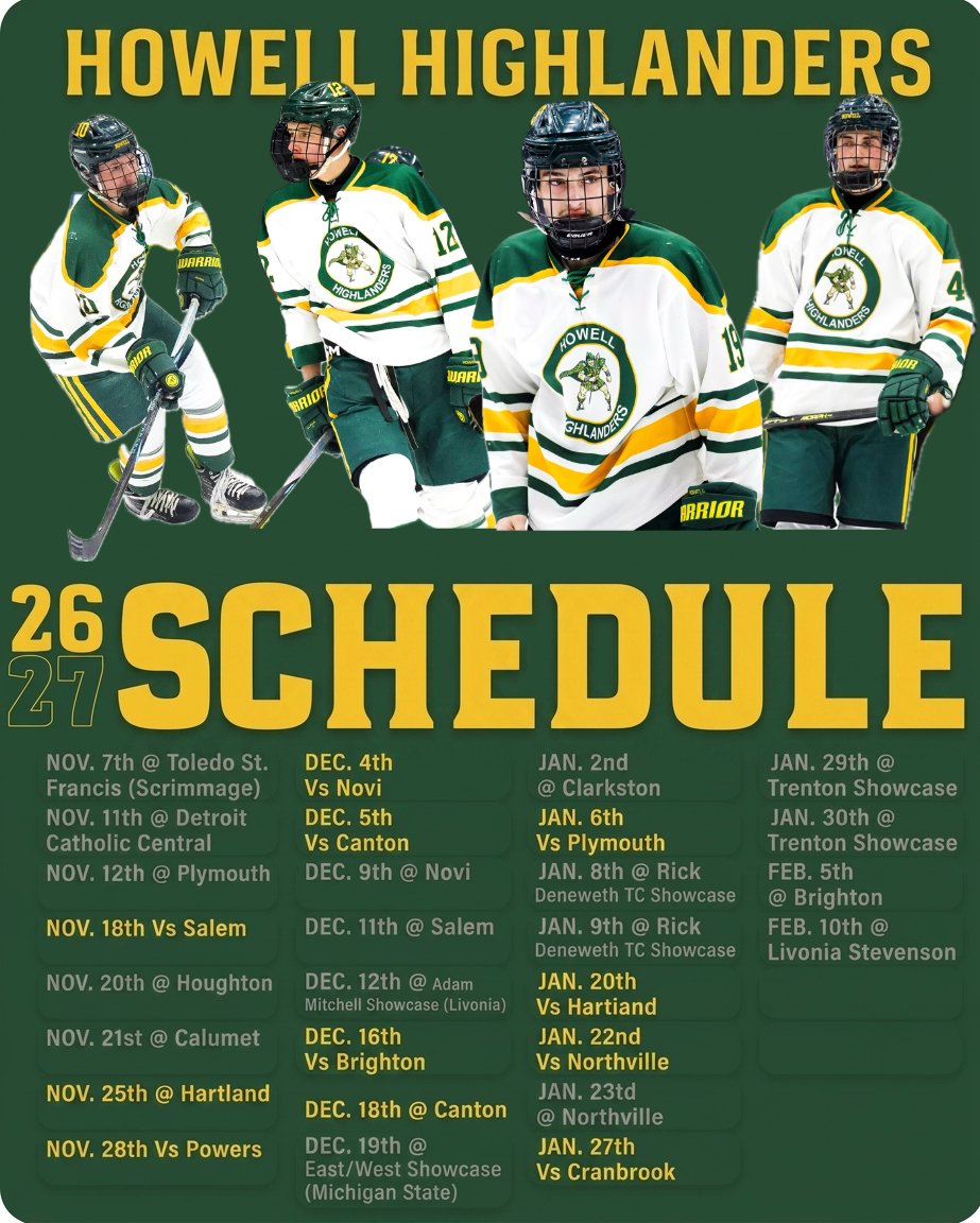 HowellVHockey's tweet photo. Now that summer camp is wrapped up, we are a short 14 weeks away from our first game of the season—not that we’re counting! #OneHowell #HowellHockey https://t.co/lk3M4Ra8Zu