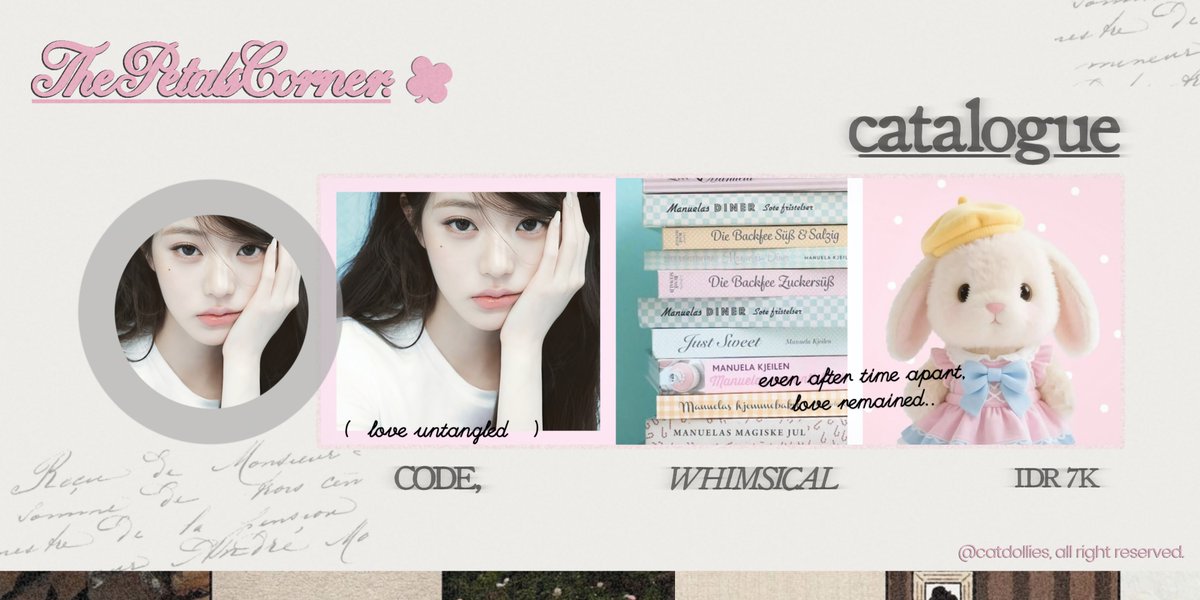 catdollies's tweet photo. help repost please? thank you <3

hemyo :x aku kembali membawa layout ready stock wony / wonyoung ive dan kya kiiikiii ^__^✌🏻 harga sudah tertera di gambar, ya! bisa langsung dm atau chat aku melalui tele saja untuk menjemput layoutnya 🐇💬♥︎

tags. #bealanja https://t.co/vLtp3435Ed