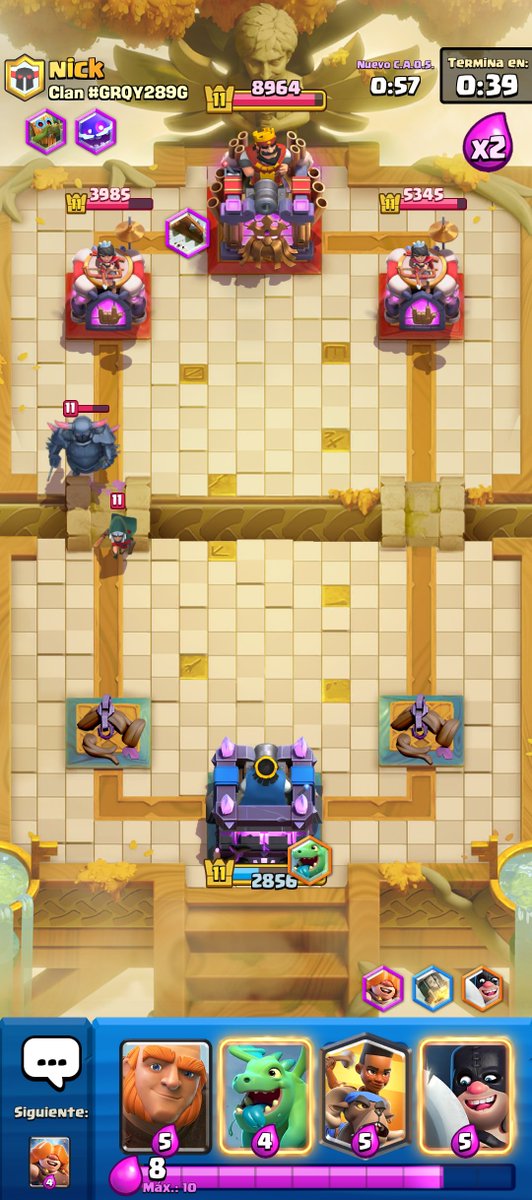 The_PerfectAyF's tweet photo. @DrekzeNN Pa me ayudas a difundir a este tramposo 
Contexto
Me elanza con este jugador 
Solo me dejo escoger la P.E.K.K.A el resto de cartas se acabaron los 24 segundos y no me dejo escoger 
Pero lo más raro es que ya en partida el quedó con la P.E.K.K.A https://t.co/KSGi0Puzfs