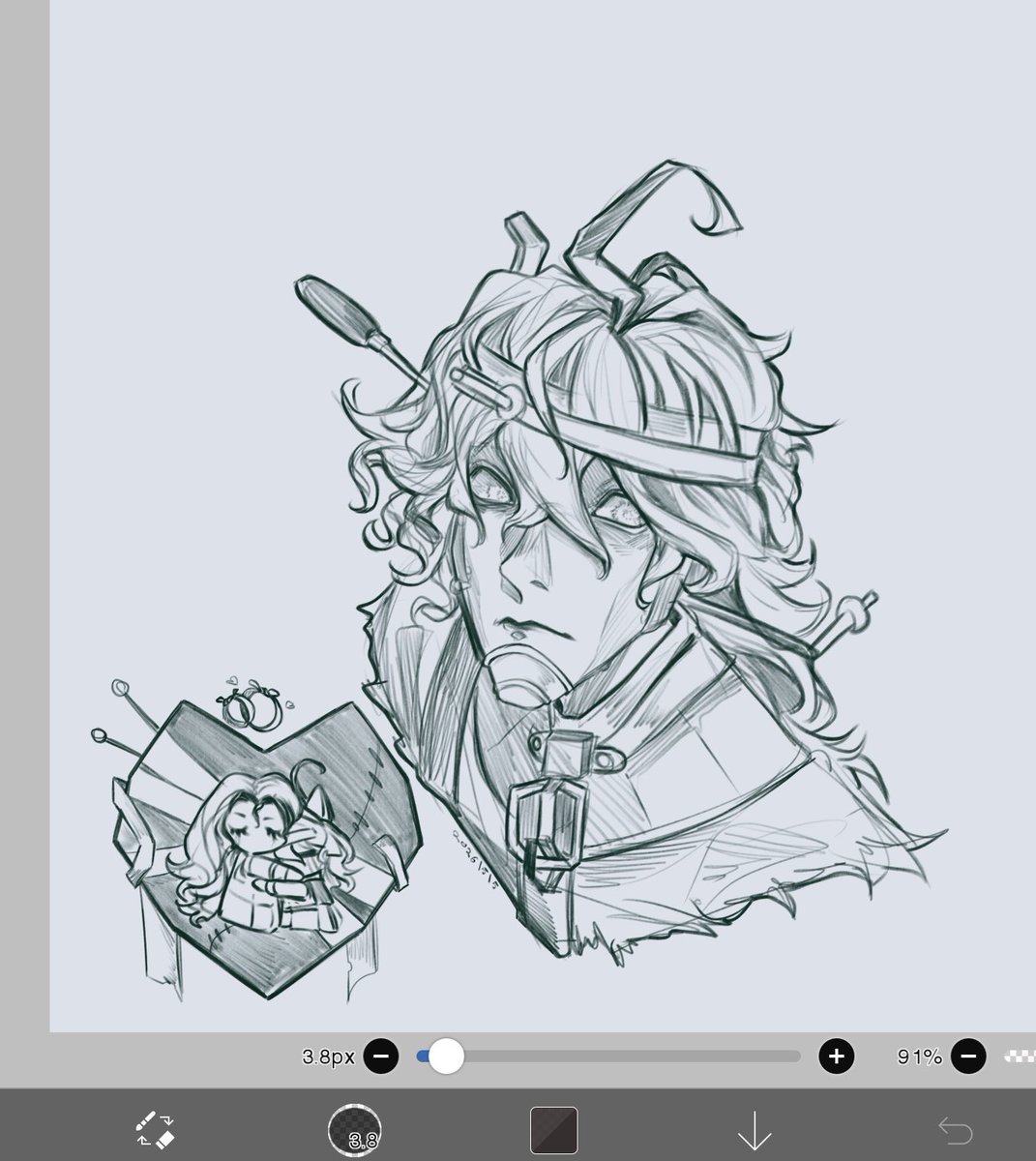 TRAITOR1_'s tweet photo. Old doodle

#IdentityV #Herztier https://t.co/veAZQQ99LH