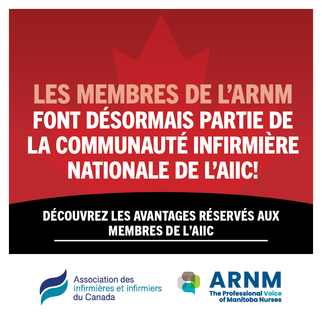 canadanurses's tweet photo. ARNM members are now part of CNA’s national nursing community, with access to member benefits that support your practice, professional development, and connection to nurses across Canada.

Your membership includes:
• national advocacy on nursing and health-care priorities
• discounts on CNA certification exams and renewals
• access to Canadian Nurse, webinars, events, and member resources
• connection to the International Council of Nurses, the global voice of nursing

Explore your CNA member benefits: https://t.co/hD66wKuJsN

#CNA2026 #NursingLeadership #StrongerTogetherARNMCNA
---
Les membres de l’ARNM font maintenant partie de la communauté infirmière nationale de l’AIIC et bénéficient d’avantages réservés aux membres qui soutiennent votre pratique, votre perfectionnement professionnel et vos liens avec les infirmières et infirmiers de tout le Canada.

Votre adhésion comprend :
• la possibilité de prendre part aux activités de plaidoyer sur les enjeux touchant la profession infirmière et les soins de santé;
• des rabais sur les examens de certification de l’AIIC et les renouvellements de la certification;
• l’accès à la revue infirmière canadienne, aux webinaires, aux événements et aux ressources à l’intention des membres;
• un lien avec le Conseil international des infirmières, la voix mondiale de la profession infirmière.

Découvrez les avantages réservés aux membres de l’AIIC : https://t.co/S4dOh22dTF

#AIIC2026 #LeadershipInfirmier #PlusFortsEnsembleARNMetAIIC