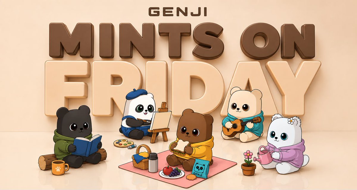 Genjihoods's tweet photo. 🐼 GENJI MINT IS HERE

Mint Link: https://t.co/S8RHyQLmqA (WALLETS NOT UPDATED YET)

final chance to get a collab - DM us.

Mint Date: 7th August.

🎟 TEAM (50 Supply) - 5:40 PM BST

🎟 Partner Communities - 6:00 PM – 6:25 PM BST
Eligible Communities: • HOODLUST by @KHFRHN • @CASHCATSS • BROKERPUNKS by @ARTNESH • PITBOYS @Unclemac • @ONCHAINHOODIES • STONKBROKERS by @OxSimpleFarmer • @ROBINHOODPUNKS • @DORIANPEPENTICE - 
INFO: 0.00016 ETH, 1 per wallet

🎟 Whitelist - 6:25 PM – 7:00 PM BST
INFO: 0.00016 ETH, 3 per wallet

Public Mint - 7:00 PM BST until sold out
INFO: 0.001 ETH

Every Genji is built to do more than sit in your wallet.
• Stake your NFT to earn GENJI & STOCKS.
• Higher rarity and stronger traits earn higher rewards.
• GENJI is distributed every Saturday.
• 95% of royalties are used to buy back GENJI.
• Staking, rewards, and ecosystem features are all managed through our website.

But Genji was never built around utility alone.
It began with a simple idea.
What if one character could be anyone?
Not because they changed who they were, but because they believed every path in life deserves to be celebrated.
Genji has never been defined by a single role.
Some build. Some heal. Some teach. Some create. Some explore the oceans. Others explore the galaxies. And countless more are still discovering their own path.
Every Genji chooses a different journey, and no journey is greater than another.
A Genji may wear different clothes, chase different dreams, and have a different personality, but every Genji shares the same heart—one driven by curiosity, kindness, and purpose.
Genji isn't about becoming someone else.
It's about becoming the best version of who you are.
This collection isn't about collecting pandas.
It's about collecting stories.
Every Genji represents a different life. A different profession. A different passion. A different personality.
Together, they remind us that there is no single way to live, no single dream worth chasing, and no single path to greatness.
There are thousands of stories.
Genji is every one of them.
Everyone is Genji. 🐼