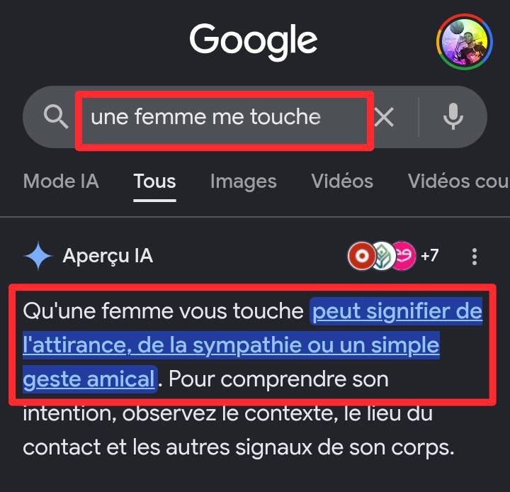 JMLYJM's tweet photo. Deux recherches, deux réalités 😮‍💨.

Récemment j'ai vu sur la toile une personne montrer ses résultats de deux recherches sur Google.

J'ai décidé d'essayer et je suis entre un sentiment d'étonnement et de "je savais".

L'homme... Vraiment...

#Democrats https://t.co/tDz0PYjF2A