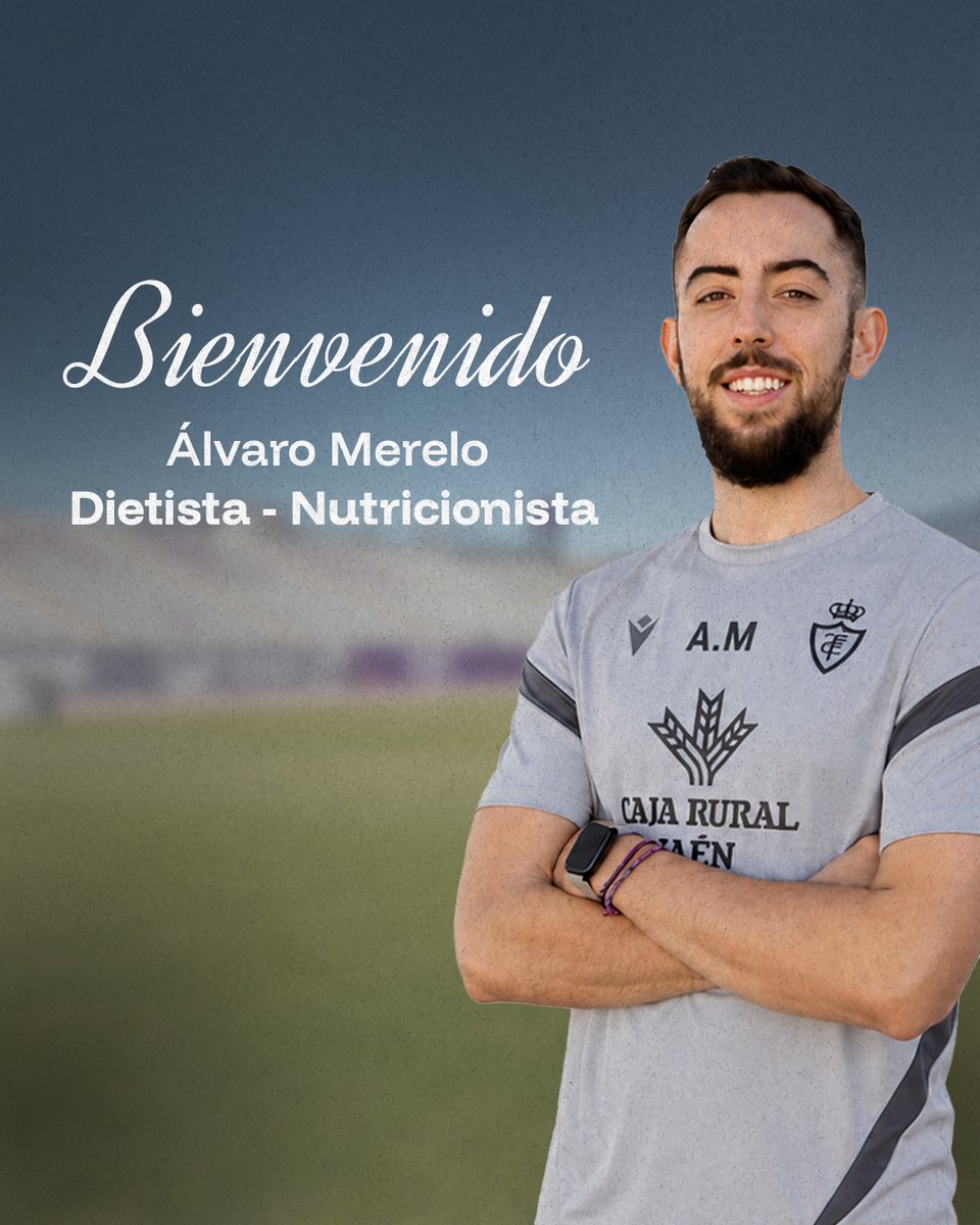 RealJaenCF's tweet photo. Nuevo refuerzo fuera del campo para seguir creciendo 💪

Álvaro Merelo se incorpora al equipo para llevar la nutrición deportiva al siguiente nivel, con planes personalizados para cada jugador ⚽

Optimizar el rendimiento, acelerar la recuperación y prevenir lesiones también se trabaja desde la alimentación

#RealJaén #Rendimiento #NutriciónDeportiva