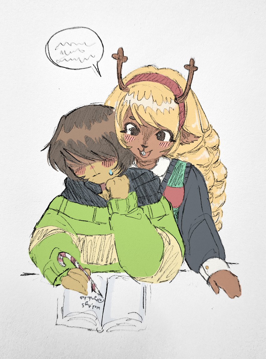 Kyochiikuto's tweet photo. Tutoring but when
#kriselle #deltarune https://t.co/nzZOEr9a5B