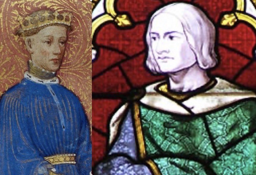 LauraAKarim's tweet photo. OTD in 1415 - execution of Richard of Conisbrough, Earl of Cambridge (grandfather of #EdwardIV & #RichardII) for his plot to murder #HenryV & replace him as king with Edmund Mortimer.
Cambridge was survived by his three year old son Richard, later 3rd Duke of York & a key figure in #WarsoftheRoses.
The Southampton Plot to murder Henry V & replace him with Edmund Mortimer, Earl of March was foiled when March revealed all to the King. The plot had lasting consequences.
Shakespeare portrayed the plot as a French financed ploy to prevent Henry’s invasion of France. This suited his play’s narrative arc, but in reality the motivation behind the plot was likely an attempt to gain wealth & power by a frustrated younger son, Cambridge, by making his brother-in-law March king.
Cambridge may have believed he was righting an old wrong, as March had been #RichardII’s heir presumptive at the time he was replaced by #HenryIV in 1399. Cambridge himself had been one of the main losers of his godfather, Richard II’s fall. His father, Edmund, 1st Duke of York had made little provision for him & he had been reduced to renting his birthplace Conisbrough Castle from his older brother, Edward, 2nd Duke of York. The annuity which his mother Duchess Isabel had intended him to receive through an arrangement she had made with Richard II was lost with Richard’s deposition.
Cambridge’s parentage remains the subject of debate. There are suggestions he may have been the product of a liaison between his mother & John Holland, Duke of Exeter, half-brother of Richard II. This would certainly explain the paucity of provision made for Cambridge by the Yorks. It might also be supported by his grandson Richard III’s DNA which revealed a break in the chain/ potential for an illegitimate ancestor.
If Cambridge knew/ suspected that Holland was his true father he may even have been believed he was honouring Holland’s legacy through his actions in 1415. Holland had been the instigator of the failed 1400 Epiphany Rising which sought to reverse Richard II’s deposition by murdering Henry IV & his sons.
Cambridge was executed for treason with his fellow plotter Henry Scrope on 5 August 1415, just before Henry V’s expedition departed for France.
The greatest irony of the events of 1415 is that Cambridge’s brother, Edward Duke of York was killed at the Battle of Agincourt on 25 October, meaning that if Cambridge hadn’t rebelled he would have gained a vast inheritance. As it was his young son, Richard (father of Edward IV & Richard III) who became the 3rd Duke of York, with his wardship being granted to Henry IV’s half-sister Joan Beaufort & her husband Ralph Neville, Earl of Westmorland. They would then marry York to their youngest daughter Cecily Neville, starting the connection between York & the Nevilles which would later be so pivotal to the Wars of the Roses.
As the combined heir to the Mortimers & the Yorks, Richard, 3rd Duke of York came from a heritage which placed him near to the throne. Perhaps, it was unsurprising that he was never fully trusted by his cousin #HenryVI, given his background as the heir of previous threats to the Lancastrian dynasty, especially the Mortimer claim which arguably was stronger than the King’s own.