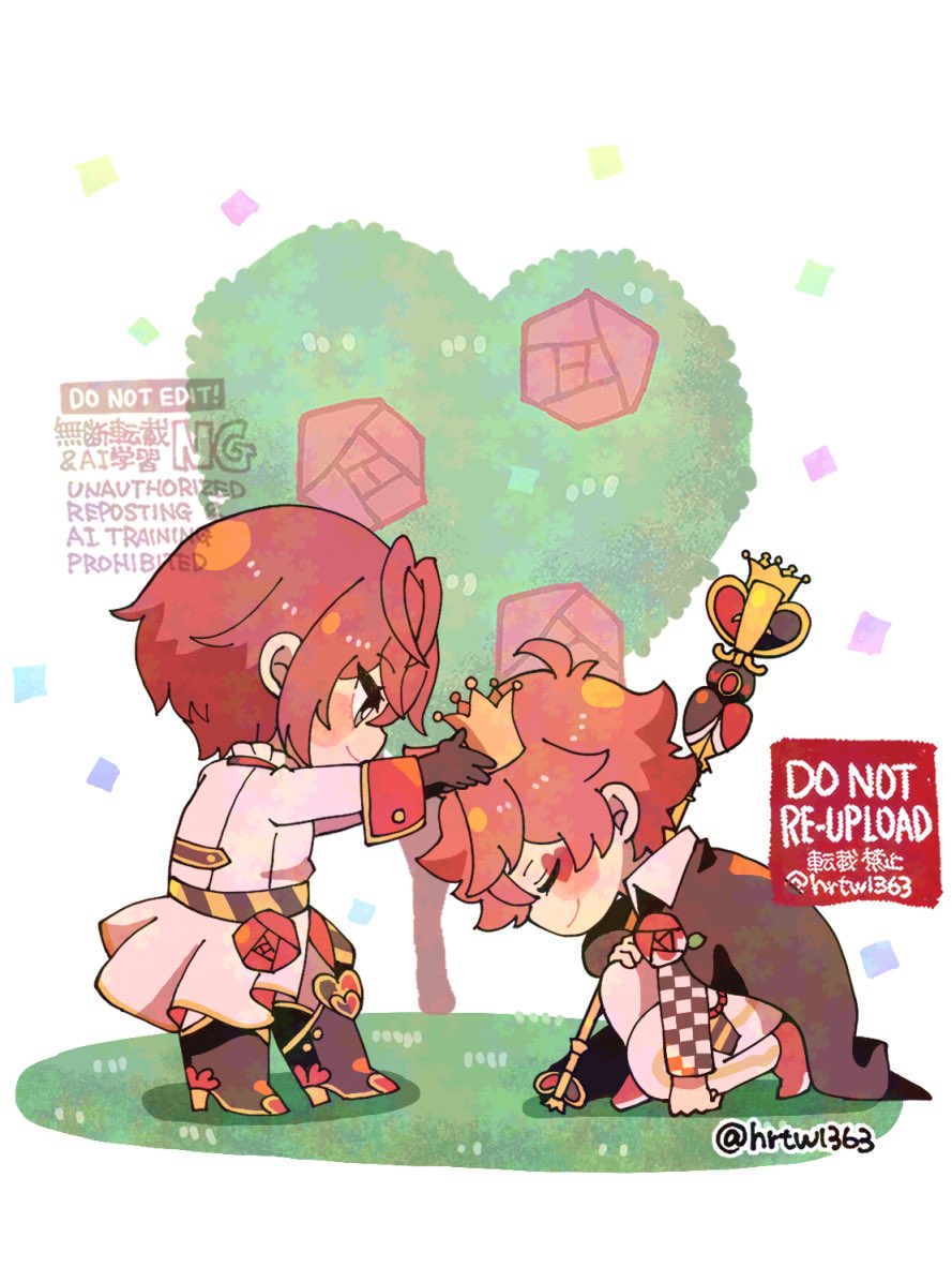 hrtw1363's tweet photo. ❤️寮長if。指名制でなったとしたら戴冠式とかしてほしいな〜というらくがき https://t.co/d84QVfszc3