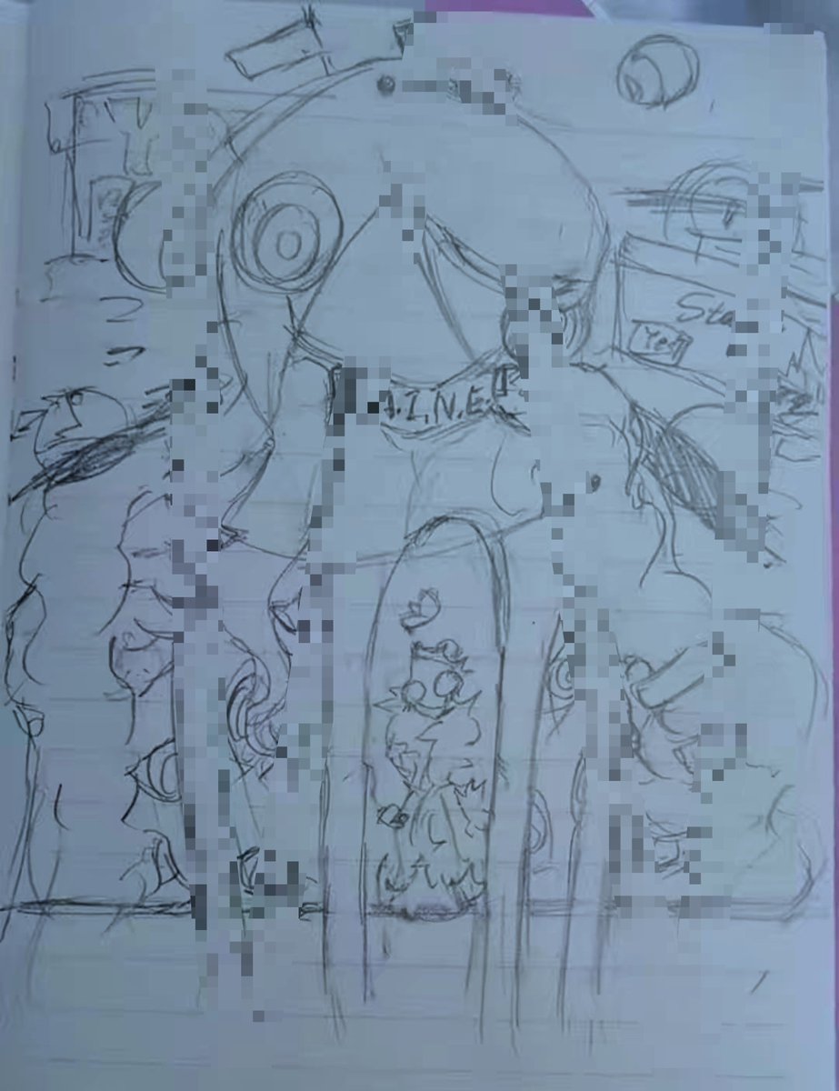 bailuorou's tweet photo. my friend's drafts (paper)→I colour it (ipad)
#art #royalteeth #kinger #caine #tadc #checkmate https://t.co/s3uUNnfaYc