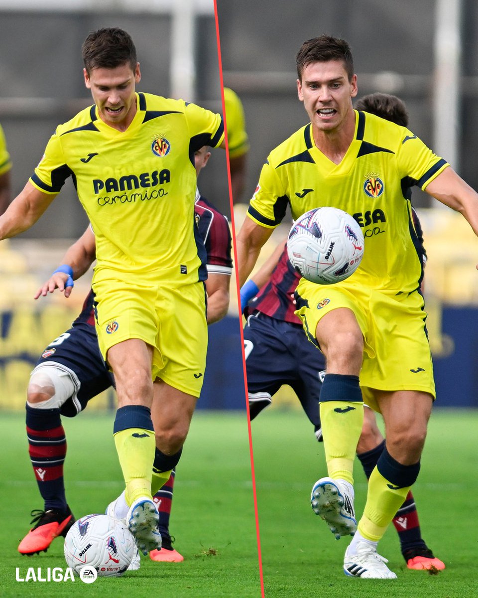 LaLiga's tweet photo. 💛 ¡Qué bueno volver a verte, @JuanMFoyth!  

#PreseasonLALIGA | @VillarrealCF https://t.co/Am0dZtjop0