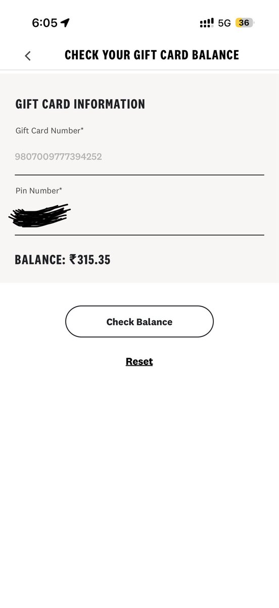 amansingh021's tweet photo. Hey @KFC_India @KFCIndiaCare 🚨 Facing a issue with my KFC gift card (bought via Amazon)
Used ₹685 from a ₹1000 card, but the remaining balance of ₹315 is failing to apply both on the KFC App and at the offline store counter. Screenshot attached.Plz help resolve this ASAP! 🍗 https://t.co/roN7rnzJ1C