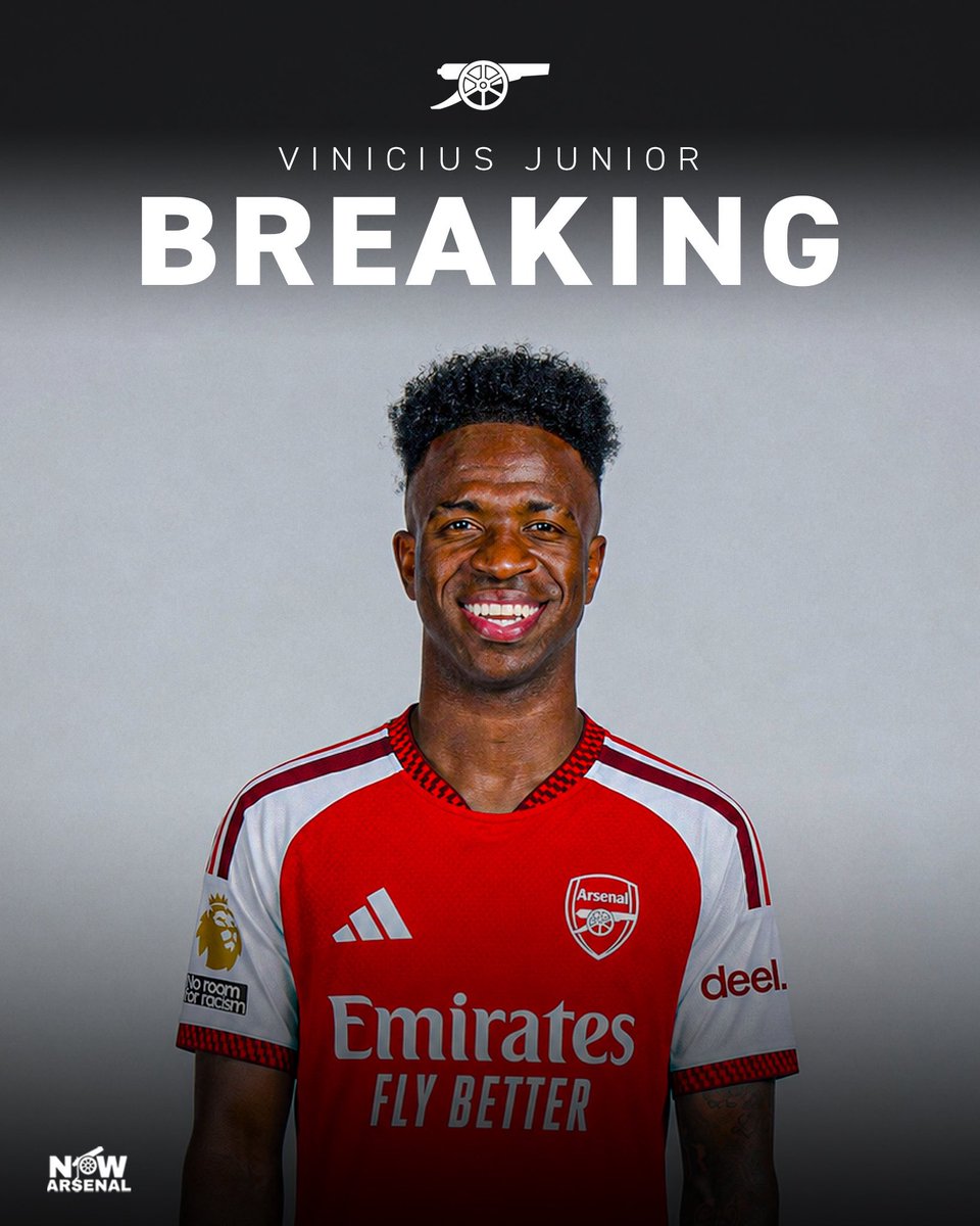 now_arsenaI's tweet photo. 🚨According to reports in Spain, the agents of Vinicius Junior and Real Madrid did not come to an agreement over a new contract during today’s meeting.

The Arsenal board are now said to be more confident than ever in signing the Brazilian. https://t.co/1UqvNmn9dp