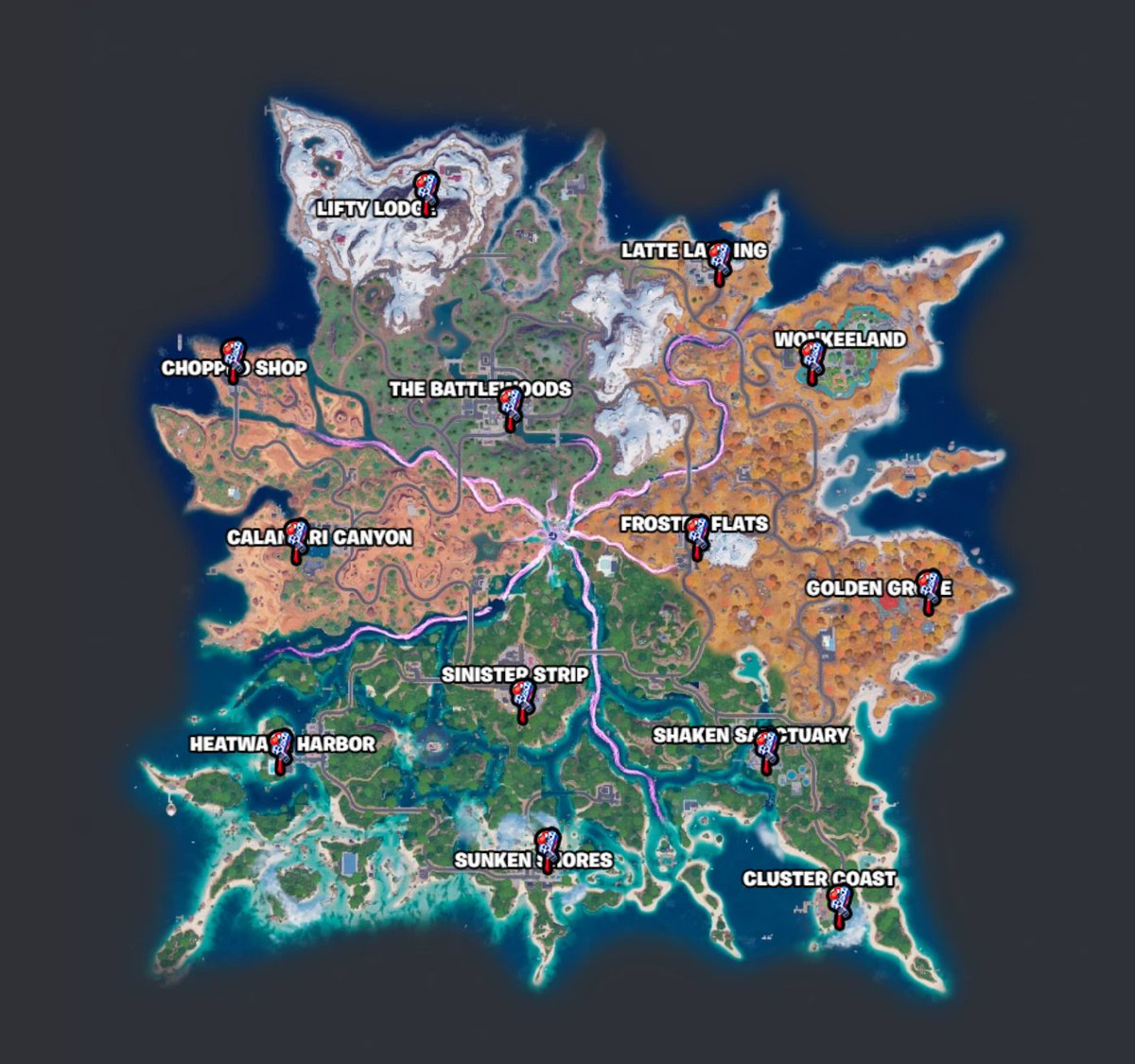 BackersGamesF's tweet photo. You can find every Web Shooter location in FNGG if you didn't know

--> https://t.co/G1AEDvpKHK https://t.co/CuRV1jiYAW