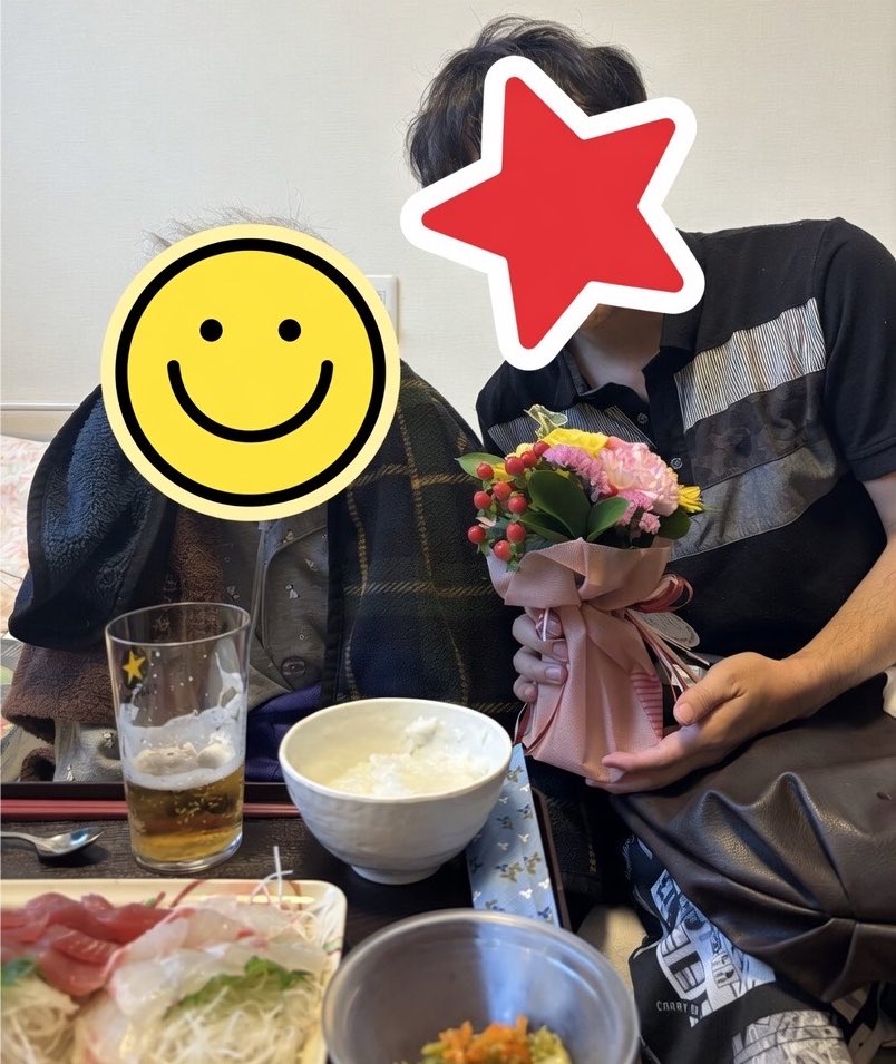 hajime_the_dap's tweet photo. 祖父の誕生日でした🎂
なんと今年で102歳！

頭もしっかりしておりまして、「長生きの秘訣は？」と尋ねたところ、

「しっかり食べて、規則正しく寝る」

だそうです。
健康な生活って大事ですねぇ☺️

私もゲームでつい夜更かししてしまうので、気をつけなければ… https://t.co/8iFi91Z8AP