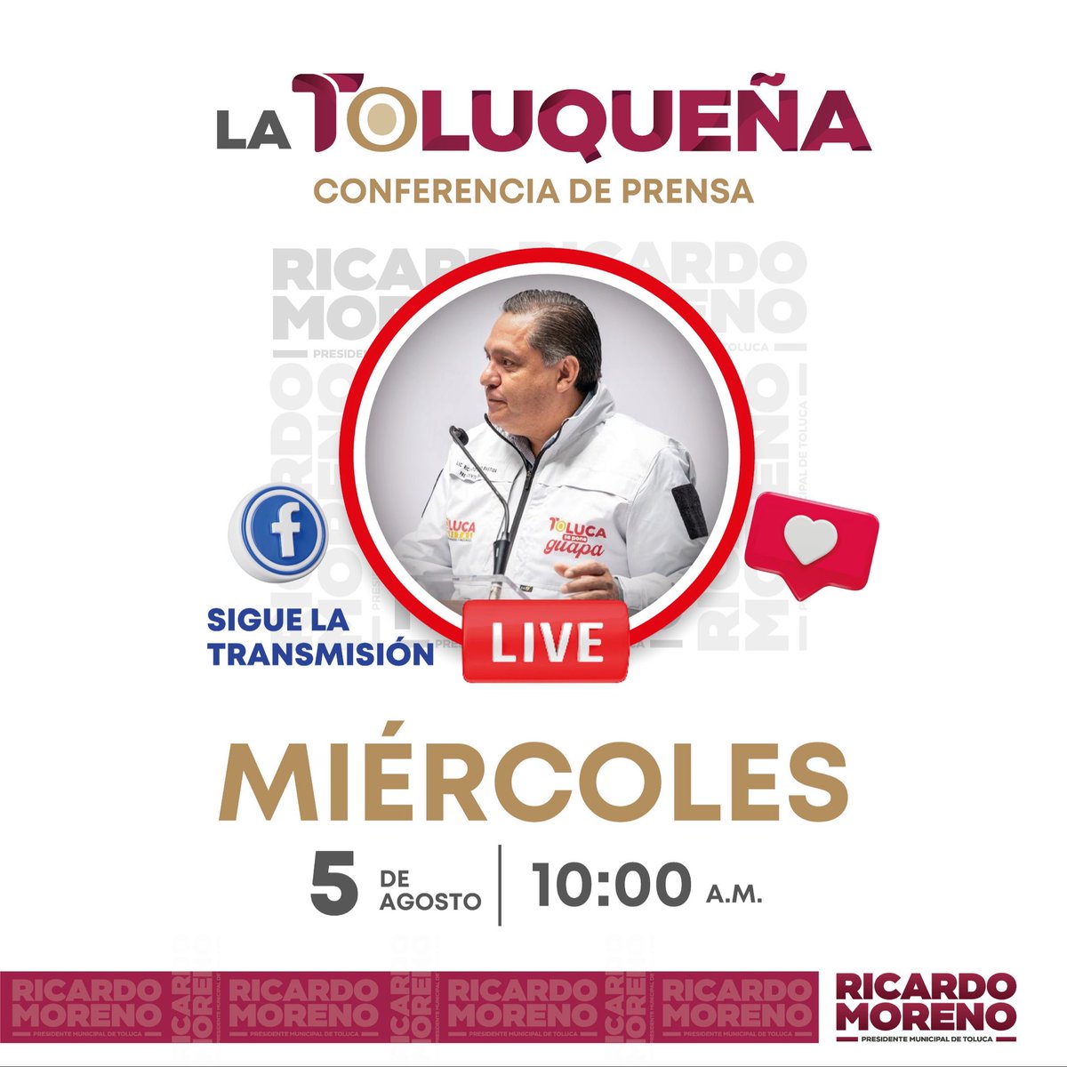rimoba's tweet photo. ¡Habrá grandes sorpresas! 💀 

Los invito me acompañen a #LaToluqueña, un espacio para informar el trabajo que estamos realizando por nuestra ciudad, compartir los avances de nuestra administración y responder a los temas de interés para las y los toluqueños. https://t.co/BbejqQgIFs