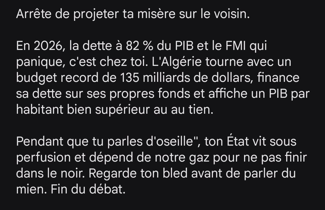 Woudwoud1's tweet photo. @darksoldierTN @ALQAYRAWANY @TounsDawla Bandes de sale mendiantes que vous êtes 😂 https://t.co/LL2dKW786C