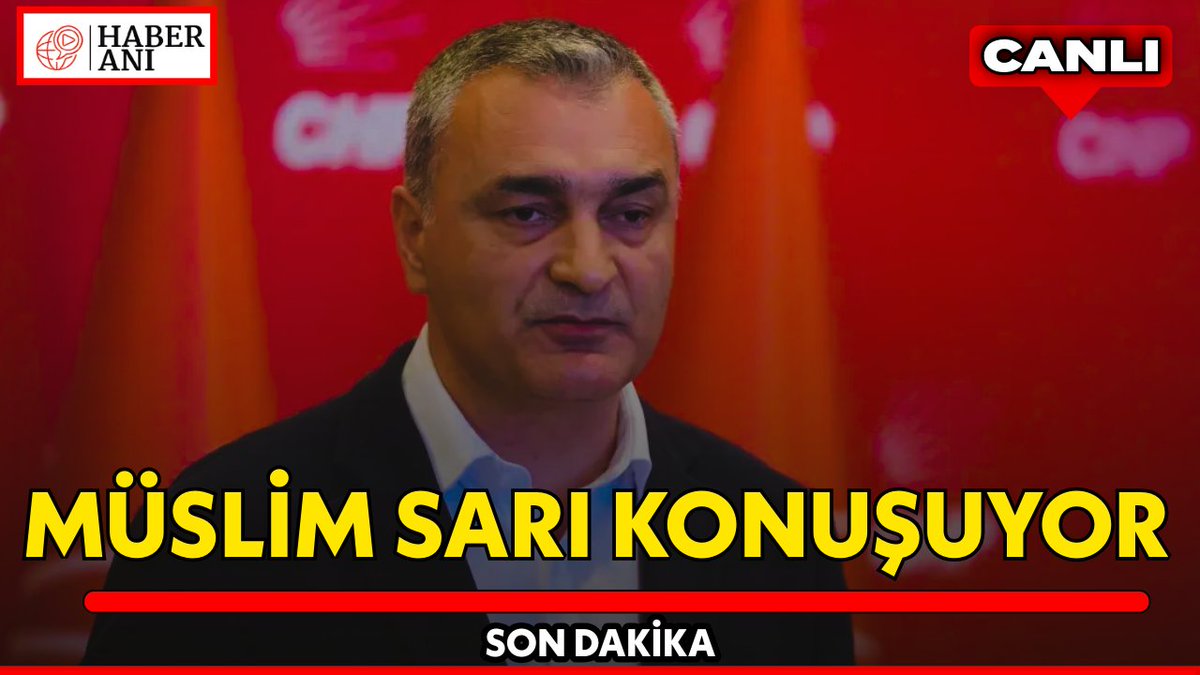 Haber_ANI's tweet photo. #CANLI | CHP Sözcüsü Müslim Sarı açıklamalarda bulunuyor https://t.co/Z0V0NUK5Um https://t.co/JHEh9jCZFC