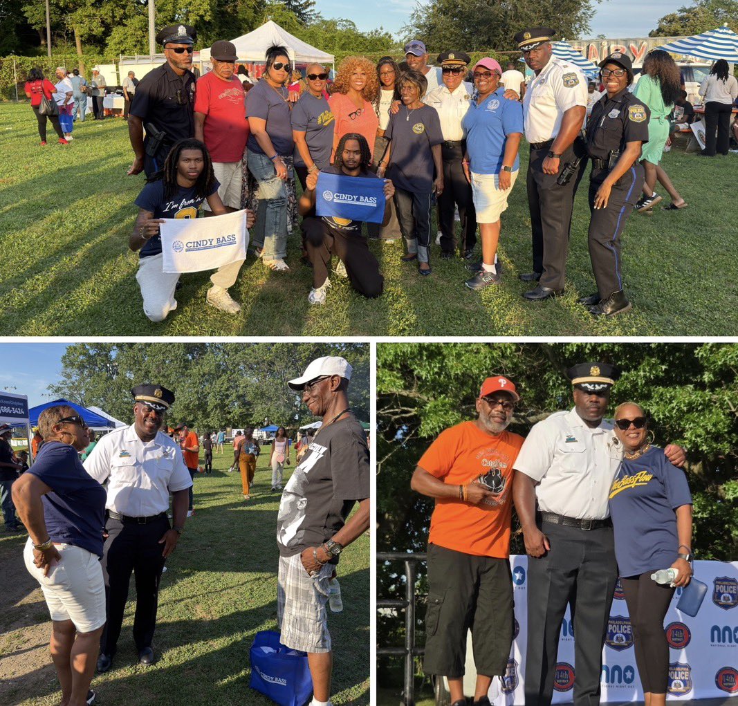 PPD14Dist's tweet photo. National Night Out 2026 was a great time with the community, police, and elected officials.  #PhillyNNO2026 https://t.co/HKGlttLnkN