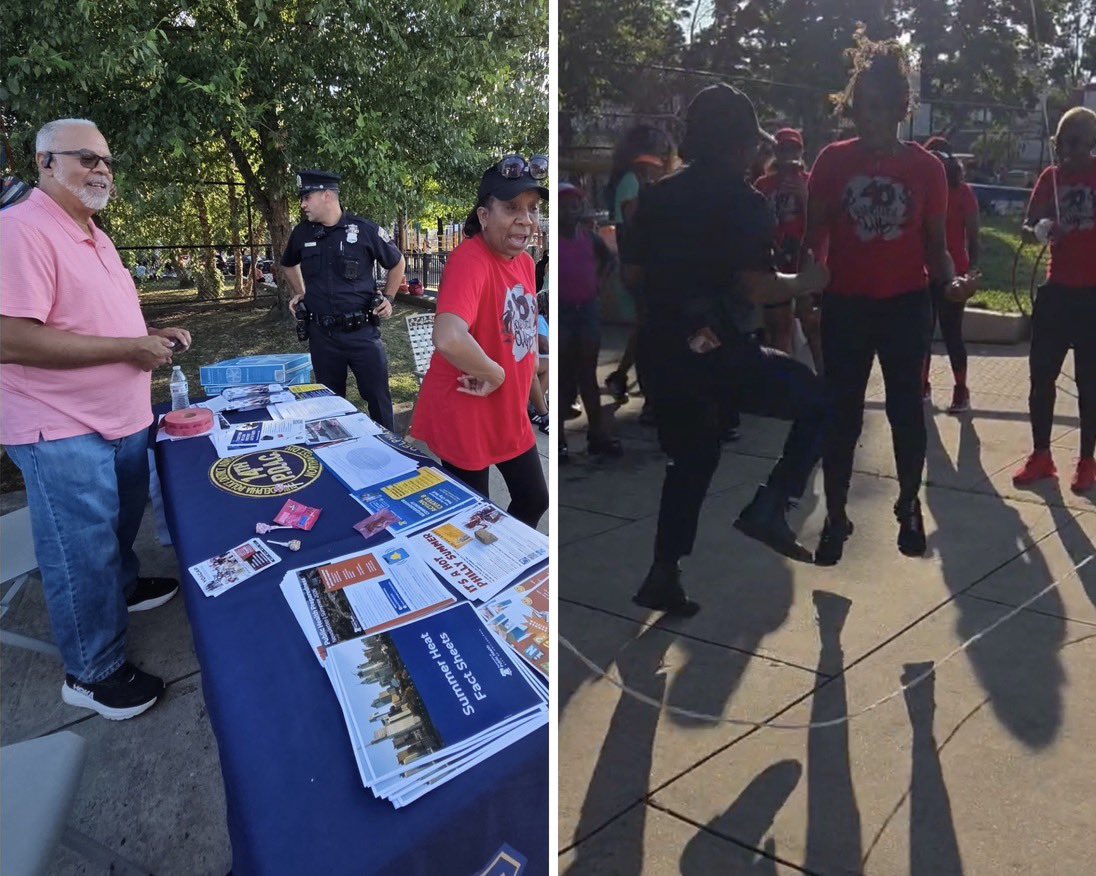 PPD14Dist's tweet photo. National Night Out 2026 was a great time with the community, police, and elected officials.  #PhillyNNO2026 https://t.co/HKGlttLnkN
